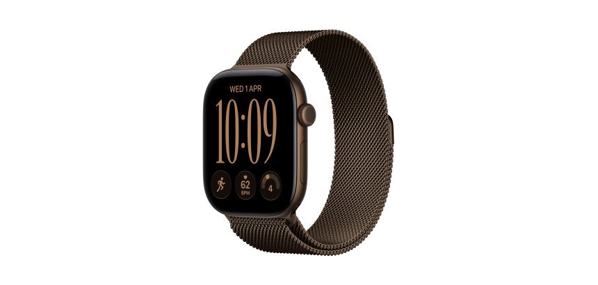 Apple Watch Series 12 OLED 46 mm Numérique 416 x 496 pixels Écran tactile 5G Bronze Wifi GPS (satellite)