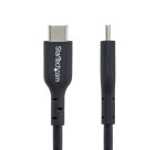 StarTech.com Cavo di Ricarica USB-C da 3m, cavo USB C, cavo di ricarica USB 2.0 Tipo-C per laptop, power delivery 60W 3A, rivestimento in TPE, cavo di trasferimento dati USB-C, M/M