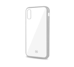 Celly Laser Matt custodia per cellulare 16,5 cm (6.5") Cover Trasparente, Argento