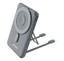 Verbatim 32251 Elektrische Powerbank 5000 mAh Kabelloses Laden Grau