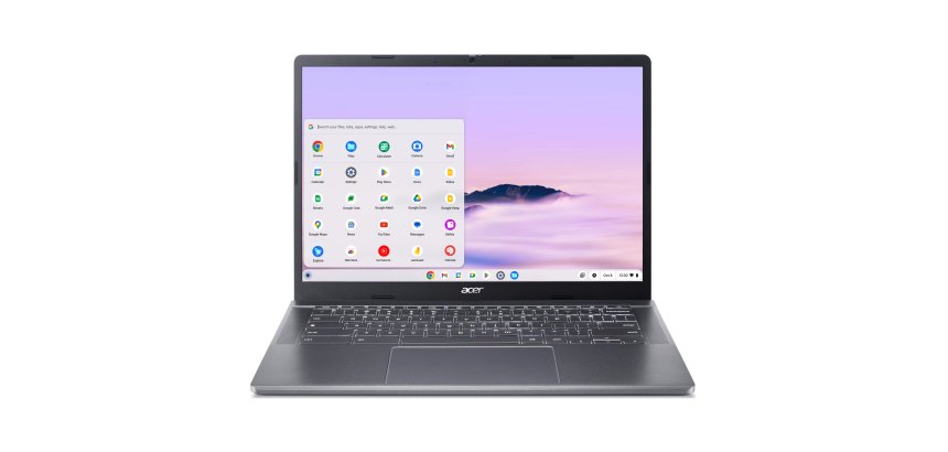 Acer Chromebook Plus 514 CBE574-1-R2Z6 AMD Ryzen™ 5 7520C 35,6 cm (14") WUXGA 8 Go LPDDR5x-SDRAM 128 Go SSD Wi-Fi 6 (802.11ax) ChromeOS Gris Français