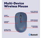 Trust Yvi+ mouse Universal Ambidextrous RF Wireless + Bluetooth Optical 1600 DPI