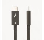 StarTech.com Câble Thunderbolt 4 de 1m - 40Gbps - 100W Power Delivery - Vidéo 4K/8K - Cordon Thunderbolt Certifié par Intel - Compatible avec USB 4/Thunderbolt 3/USB 3.2/USB Type-C/DisplayPort
