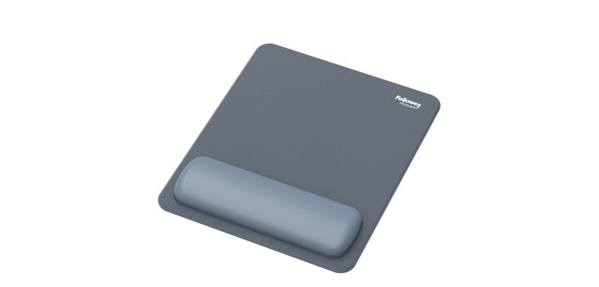 Tapis souris fellowes breyta repose-poignets coloris bleu  marine