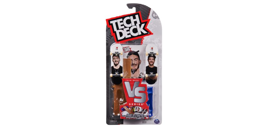 Tech Deck , Plan B Skateboards Versus Series, Collectible Fingerboard 2-Pack and Obstacle Set, Kids Toy for Ages 6 and up