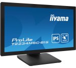 iiyama ProLite T2234MSC-B1S écran plat de PC 54,6 cm (21.5") 1920 x 1080 pixels Full HD Écran tactile Noir