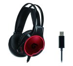 Conceptronic ATHAN U1 Auricolare Cablato A Padiglione Gaming USB tipo A Nero
