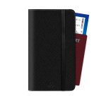 Celly Venere Passport Wallet Black Faux leather