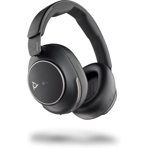 POLY Auriculares Voyager Surround 80 UC con certificación Microsoft Teams USB-C + Adaptador USB-C/A