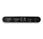 Docking Station USB C para 2 Monitores DisplayPort 4K 