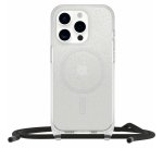 OtterBox React Series Necklace MagSafe pour iPhone 15 Pro, Stardust (Clear Glitter)