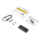 StarTech.com Boîtier USB-C 10Gbps vers SSD M.2 NVMe PCIe M-Key - Boîtier Robuste en Aluminium Certifié IP67 - 1GB/s Read/Write - Taille 2230/2242/2260/2280 - Compatible TB3 - Mac/PC