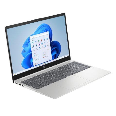 HP Laptop 15-fc0120nf AMD Ryzen™ 7 5825U Ordinateur portable 39,6 cm (15.6") Full HD 16 Go DDR4-SDRAM 512 Go SSD Wi-Fi 6 (802.11ax) Windows 11 Home Argent
