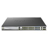 D-Link DMS-3130-30PS switch Gestionado L3 2.5G Ethernet (100/1000/2500) Energía sobre Ethernet (PoE) 1U Negro