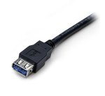 StarTech.com Câble d'extension USB 3.0 (5Gbps) SuperSpeed de 2m - Rallonge USB A vers A - M/F - Noir