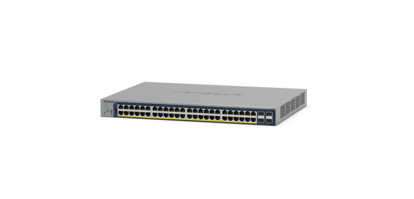 NETGEAR GS728TP Géré L2/L3/L4 Gigabit Ethernet (10/100/1000) Connexion Ethernet, supportant l'alimentation via ce port (PoE) Gris