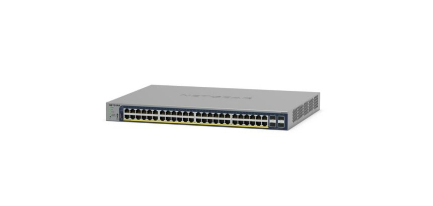 NETGEAR GS728TP Géré L2/L3/L4 Gigabit Ethernet (10/100/1000) Connexion Ethernet, supportant l'alimentation via ce port (PoE) Gris