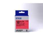 Epson LK-5RBP - Couleur Pastel - Noir sur Rouge - 18mmx9m