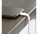 StarTech.com Cavo da USB-A a Lightening bianco da 1m di colore bianco - Robusto e resistente cavo di alimentazione/sincronizzazione in fibra aramidica da USB tipo A a Lightening - Con certificazione Apple MFi per iPad/iPhone 12