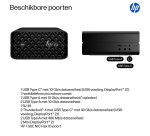 HP Z2 Mini G1a Copilot+ PC AMD Ryzen AI Max PRO 390 64 GB LPDDR5x-SDRAM 1 TB SSD Windows 11 Pro Mini PC Workstation AI Workstation, AI PC Zwart