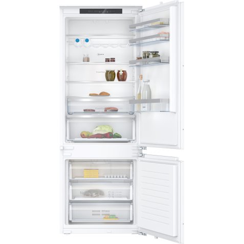 NEFF Réfrigérateur congélateur encastrable KB7962FE0, Combiné XXL, 194 x 70.8 cm, 383 litres