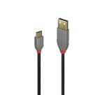Lindy Câble USB 2.0 Type A vers C de 1m, gamme Anthra