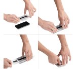 StarTech.com Filtre de Confidentialité pour iPhone 16 à 4 Directions et 360&deg;, Supporte l'Orientation Portrait/Paysage, Tactile, Protection en Verre Trempé, Filtre à 4 Directions, TAA