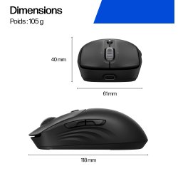 HP 705 Rechargeable Wireless Mouse EMEA souris
