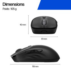 HP 705 Rechargeable Wireless Mouse EMEA souris