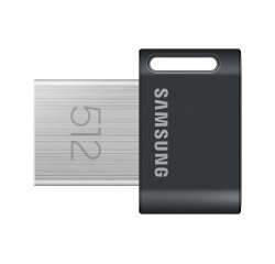 Samsung MUF-512AB unidad flash USB 512 GB USB tipo A 3.2 Gen 1 (3.1 Gen 1) Negro, Acero inoxidable