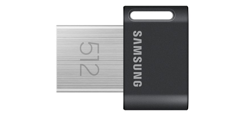 Samsung MUF-512AB unidad flash USB 512 GB USB tipo A 3.2 Gen 1 (3.1 Gen 1) Negro, Acero inoxidable