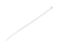 StarTech.com Colliers de Serrage 25 cm Blancs - Largeur 4 mm - Diam. faisceau 68 mm - Résistance traction 22 kg - Fermeture glissière autobloquante nylon avec pointe incurvée - 94V-2/UL -1000 pcs