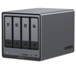 Serveur NAS Ugreen 4 baies DX4800 Plus Gris anodisé