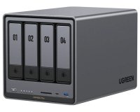 Serveur NAS Ugreen 4 baies DX4800 Plus Gris anodisé