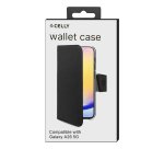 Celly WALLY custodia per cellulare 17 cm (6.7") Custodia a borsellino Nero