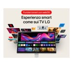 LG Swing 32U889SA Schermo Personale 32" 4K Touch, base con rotelle, webOS