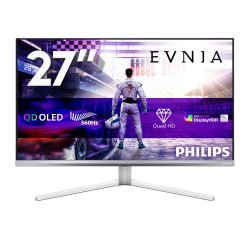 Philips Evnia 8000 27M2N8500/00 computer monitor 67.3 cm (26.5") 2560 x 1440 pixels Quad HD QD-OLED White