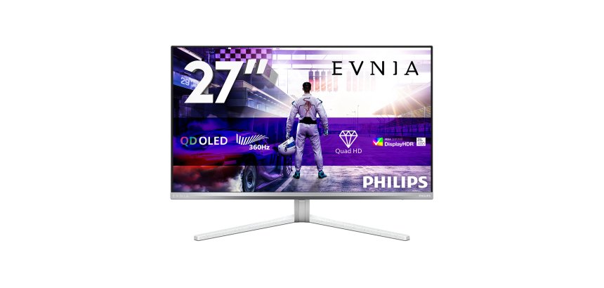 Philips Evnia 8000 27M2N8500/00 computer monitor 67,3 cm (26.5") 2560 x 1440 Pixels Quad HD QD-OLED Wit
