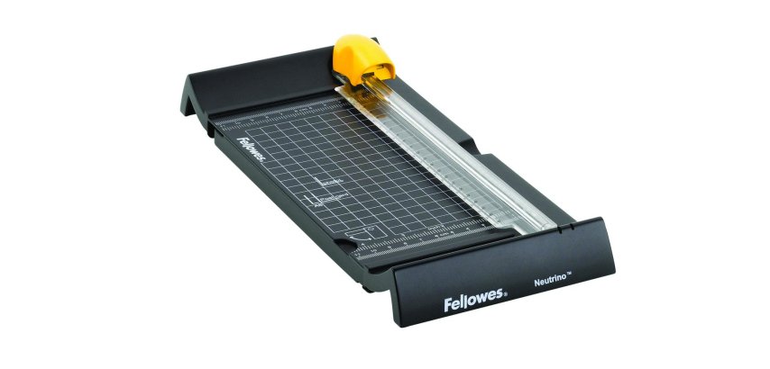 Rogneuse fellowes mini neutron a5 capacité 5f safecut réglette téléscopique a4 paysage longueur coupe 240mm