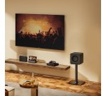 AISENS Soporte Universal De Suelo Para Altavoces, Negro