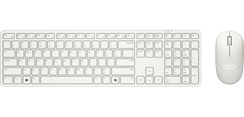 DELL Pro 5 KM526 tastiera Mouse incluso Casa/ufficio RF Wireless QWERTY US International Bianco