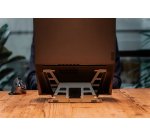 Support ordinateur portable bakker ultrastand universal   aluminium noir gris
