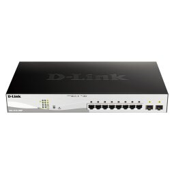 D-Link DGS-1210-10MP Gestionado L2 Gigabit Ethernet (10/100/1000) Energía sobre Ethernet (PoE) Negro, Gris