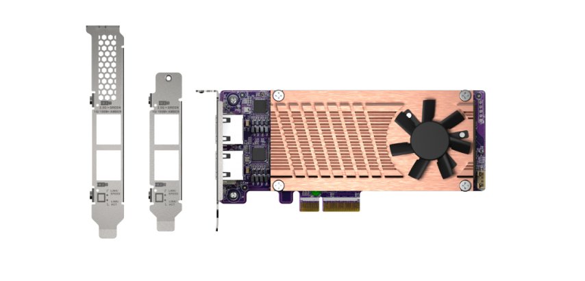 QNAP QM2-2P2G2T scheda di rete e adattatore Interno Ethernet 2500 Mbit/s