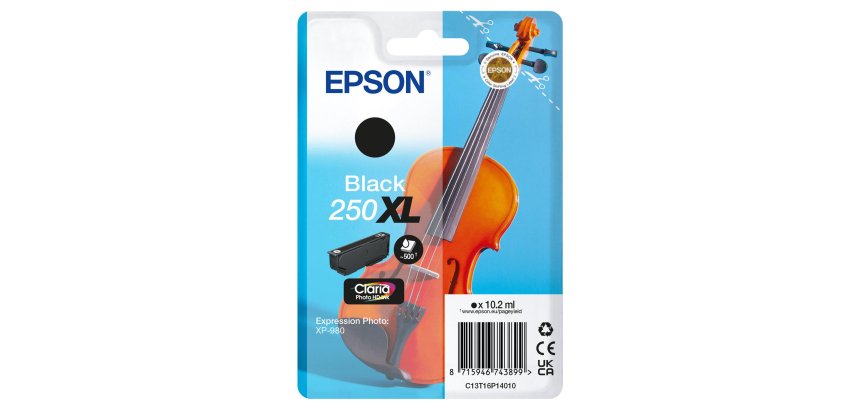 Epson 250XLViolin Claria Photo HD cartouche d'encre 1 pièce(s) Original Rendement élevé (XL) Noir