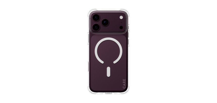 PanzerGlass CARE™ by ® Samba Case Transparent w. White MagSafe iPhone 2026 Pro Max | 17 Pro Max protective phone case Cover