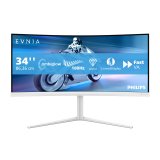 Philips 34M2C5501A/00 écran plat de PC 86,4 cm (34") 3440 x 1440 pixels Wide Quad HD LCD Blanc