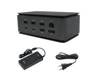 i-tec Metal USB4 Docking station Dual 4K HDMI DP with Power Delivery 80 W + Universal Charger 100 W