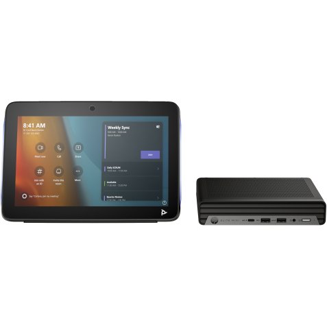 POLY Kit de base Studio G9 Plus pour Mini-PC IP HP Microsoft Teams avec TC10