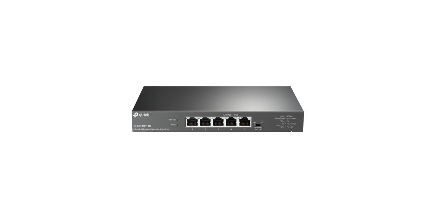 TP-Link TL-SG105PP-M2 commutateur réseau Non-géré Gigabit Ethernet (10/100/1000) Connexion Ethernet, supportant l'alimentation via ce port (PoE) Noir